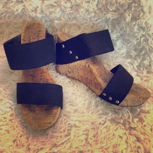 Lucky Brand wedge sandals size 7